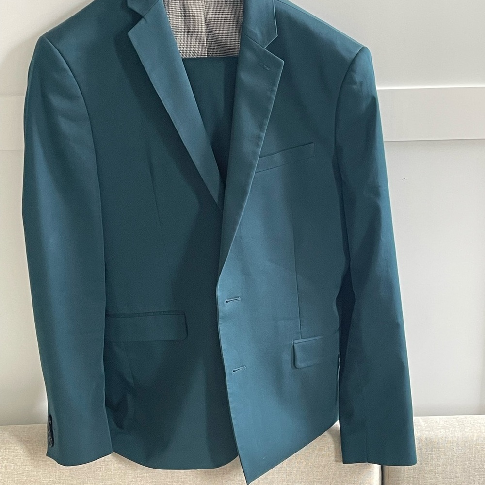 Express Men's Deep Teal Suit